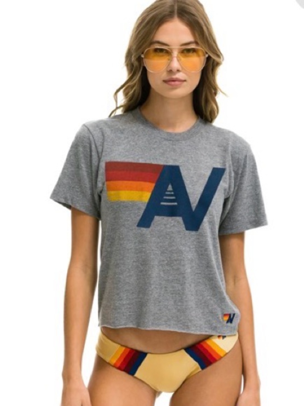 Aviator Nation logo boyfriend tee
